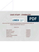 Starbucks - Case Study 