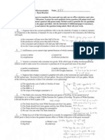 Intermediate Microeconomics Exam 1