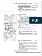 1G FUEL SYSTEM (DOHC) - Service Adjustment Procedures