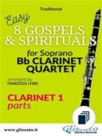 8 Gospels & Spirituals for Clarinet quartet