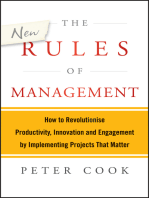 The New Rules of Management: How to Revolutionise Productivity, Innovation and Engagement by Implementing Projects That Matter