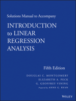 Solutions Manual to accompany Introduction to Linear Regression Analysis