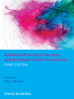 Advanced Practice in Nursing and the Allied Health Professions