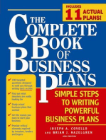 The Complete Book of Business Plans: Simple Steps to Writing Powerful Business Plans