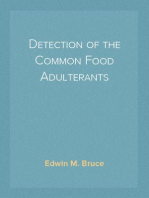 Detection of the Common Food Adulterants