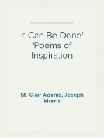 It Can Be Done
Poems of Inspiration