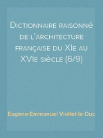 Dictionnaire raisonné de l'architecture française du XIe au XVIe siècle (6/9)