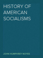 History of American Socialisms