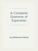 A Complete Grammar of Esperanto