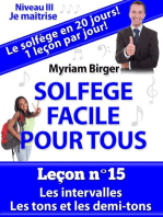 Solfège Facile Pour Tous ou Comment Apprendre Le Solfège en 20 Jours ! - N°15: Solfège Facile Pour Tous, #15