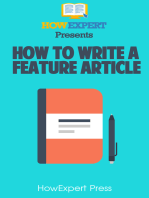 How To Write a Feature Article