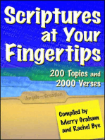 Scriptures at Your Fingertips: With Over 200 Topics and 2000 Verses