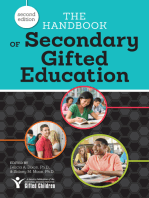 The Handbook of Secondary Gifted Education