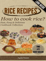 RICE RECIPES - How to cook rice?: This Is ONLY Rice Cooking!: Fast, Easy & Delicious Cookbook, #1