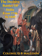 The Decisive Battles Of India From 1746 To 1849 Inclusive