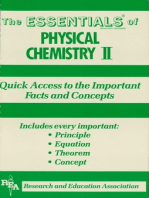 Physical Chemistry II Essentials