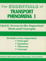 Transport Phenomena I Essentials