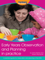 Early Years Observation and Planning in Practice: A Practical Guide for Observation and Planning in the EYFS