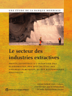 Le secteur des industries extractives: Points essentiels à  l’intention des économistes, des spécialistes des finances publiques et des responsables politiques