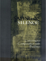 Saying And Silence