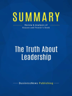 The Truth About Leadership (Review and Analysis of Kouzes and Posner's Book)