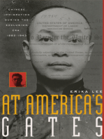 At America's Gates: Chinese Immigration during the Exclusion Era, 1882-1943