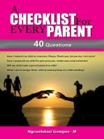 A Checklist For Every Parent