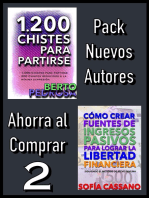 Pack Nuevos Autores Ahorra al Comprar 2: 1200 Chistes para partirse, de Berto Pedrosa & Cómo crear fuentes de ingresos pasivos para lograr la libertad financiera, de Sofía Cassano