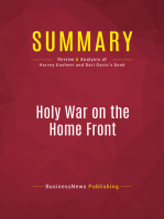 Summary: Holy War on the Home Front: Review and Analysis of Harvey Kushner and Bart Davis's Book