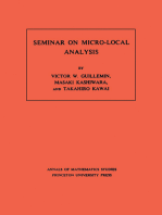 Seminar on Micro-Local Analysis