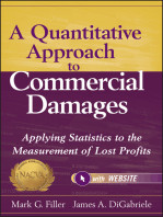 A Quantitative Approach to Commercial Damages: Applying Statistics to the Measurement of Lost Profits