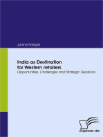 India as Destination for Western retailers: Opportunities, Challenges and Strategic Decisions