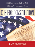 C is for Constitution - US Government Book for Kids | Children's Government Books