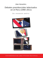 Debates presidenciales televisados en el Perú (1990-2011): Una aproximación semiótica