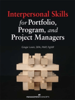 Interpersonal Skills for Portfolio, Program, and Project Managers