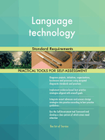 Language technology Standard Requirements