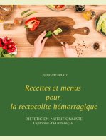 Recettes et menus pour la rectocolite hémorragique