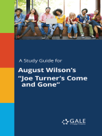 A Study Guide for August Wilson's "Joe Turner's Come and Gone"