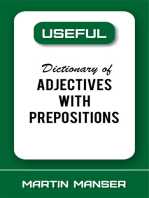 Useful Dictionary of Adjectives With Prepositions