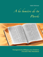 A la lumière de ta Parole: Enseignements bibliques aux Chrétiens d'Arrière-Plan Musulman