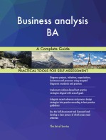 Business analysis BA A Complete Guide