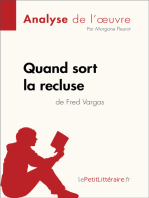 Quand sort la recluse de Fred Vargas (Analyse de l'oeuvre): Analyse complète et résumé détaillé de l'oeuvre