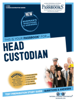 Head Custodian: Passbooks Study Guide