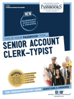 Senior Account Clerk-Typist: Passbooks Study Guide