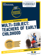 Multi-Subject: Teachers of Early Childhood (Birth–Gr. 2): Passbooks Study Guide