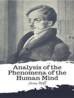 Analysis of the Phenomena of the Human Mind