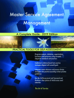 Master Service Agreement Management A Complete Guide - 2019 Edition