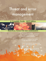 Threat and error management A Complete Guide - 2019 Edition