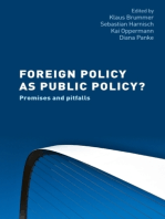 Foreign policy as public policy?: Promises and pitfalls