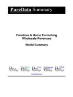 Furniture & Home Furnishing Wholesale Revenues World Summary: Market Values & Financials by Country